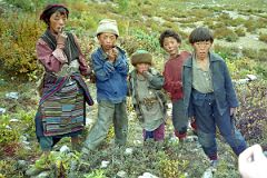 
Children At Yulok Village Near Kharta Tibet
